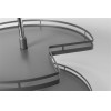 Second Nature Accessories - Anthracite &frac34; Carousel Set With MFC Shelf, 700mm Diameter