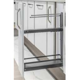 Style Anthracite, base unit towel pull-out, 150mm wide